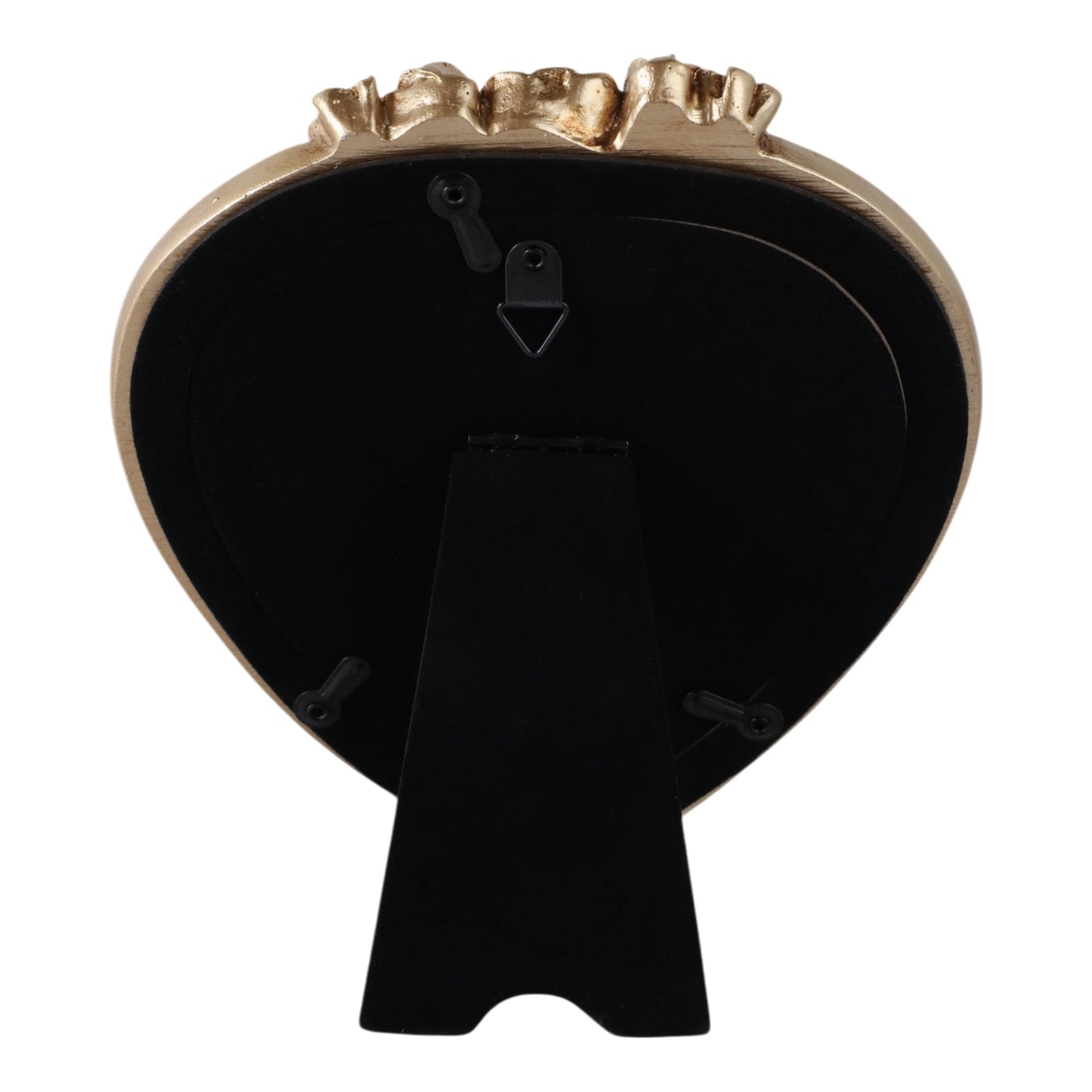 Gold Heart Rose 5x5 Frame