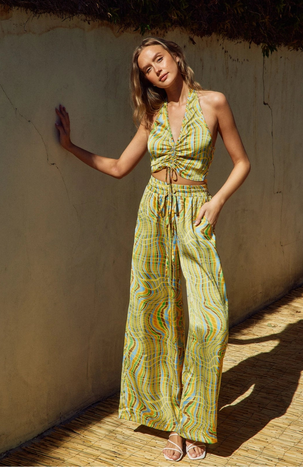 Disco Animal Wide Leg Pants