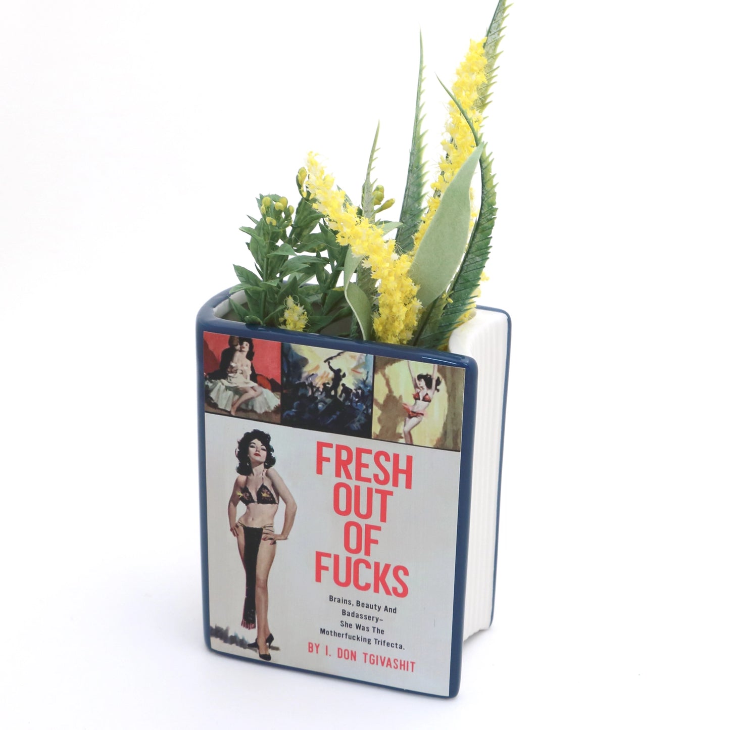 Fresh Out of Fucks Book Vase
