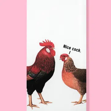 Nice Cock Kitchen Towel