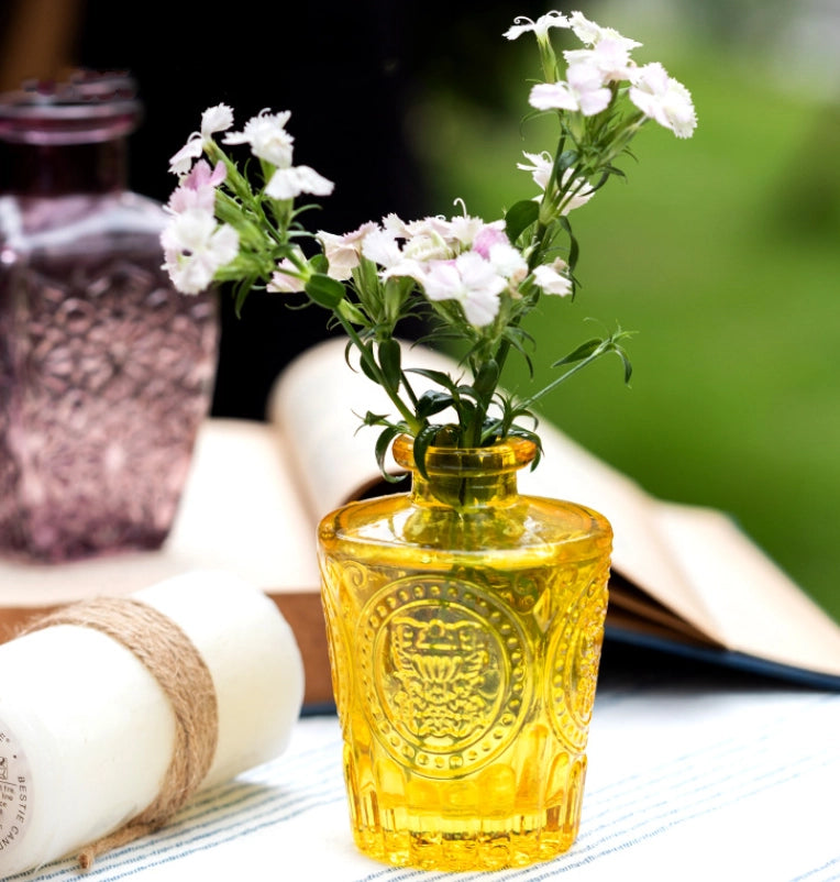 Yellow Small Bud Vase