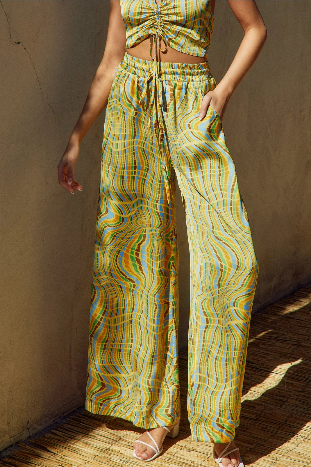 Disco Animal Wide Leg Pants