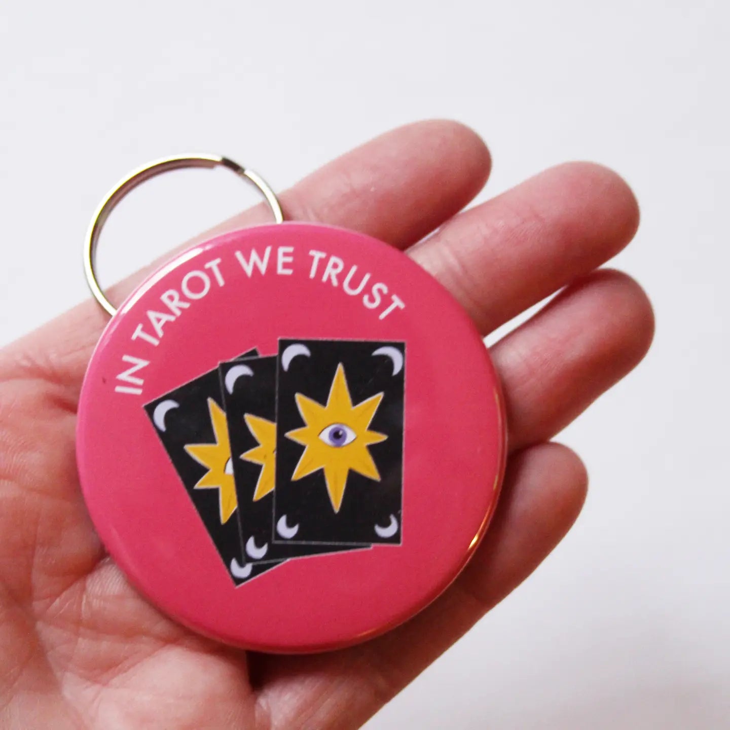 In Tarot We Trust Keychain Bottle Opener