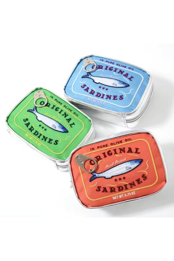 Sardines Cosmetic Bag