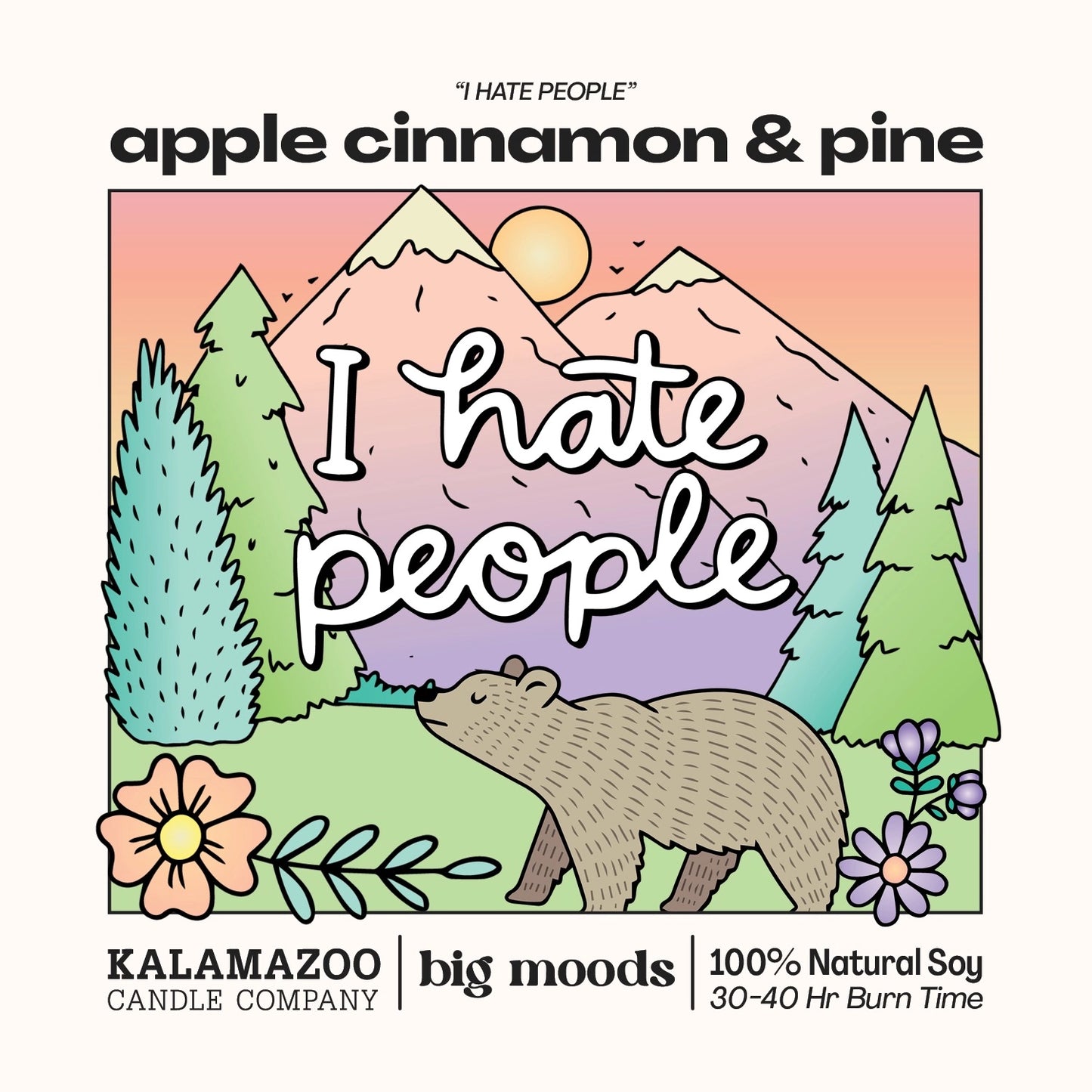 I Hate People Candle