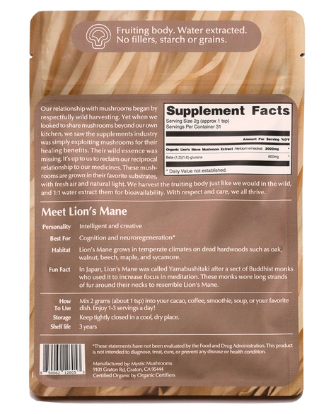 Mystic Mushrooms - Lion's Mane