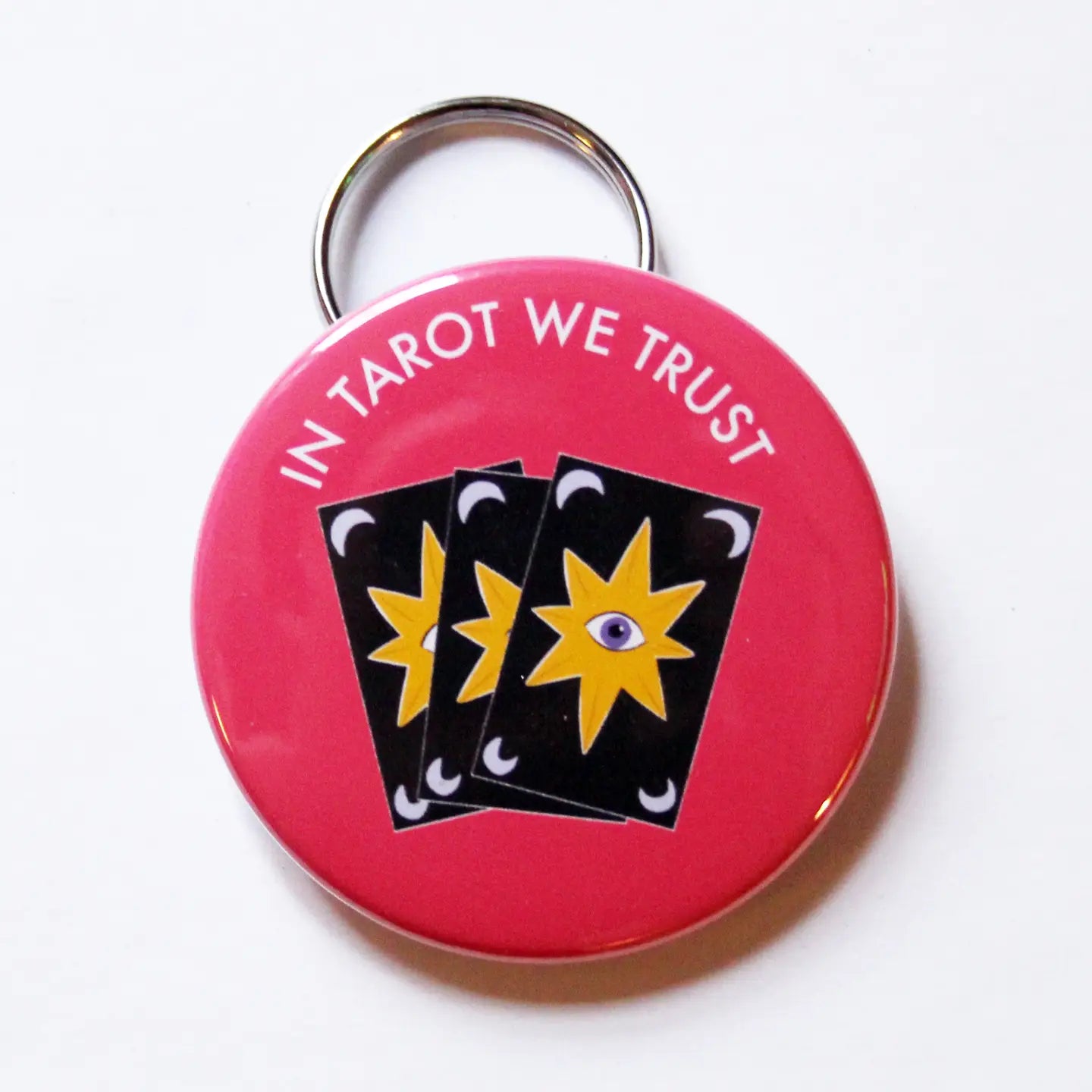 In Tarot We Trust Keychain Bottle Opener
