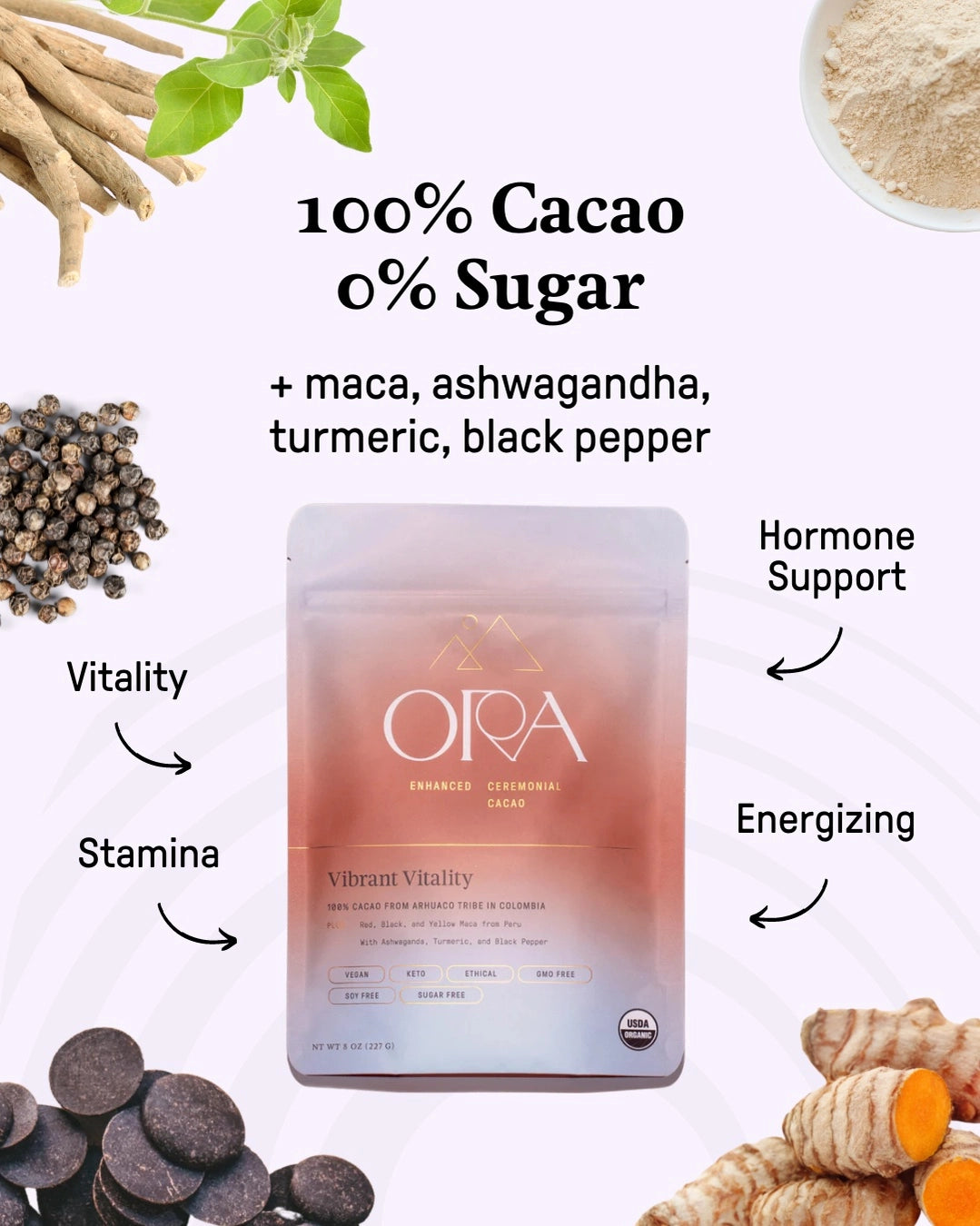 Vibrant Vitality Enhanced Cacao