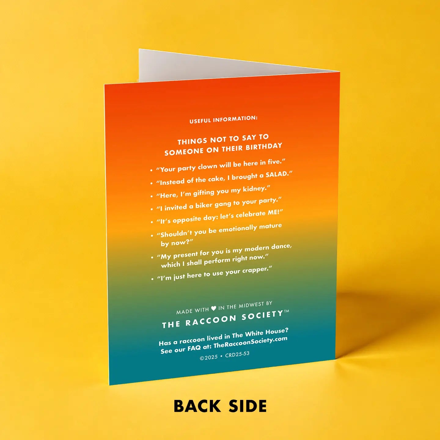 Hello Birthday Card