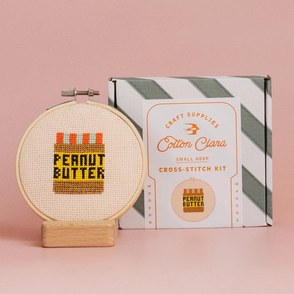 Peanut Butter Cross Stitch Kit – The Homebody Collective