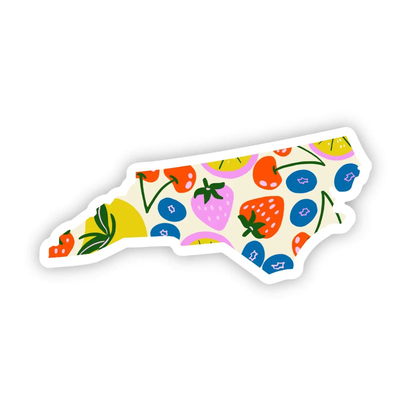 Fruity North Carolina Sticker