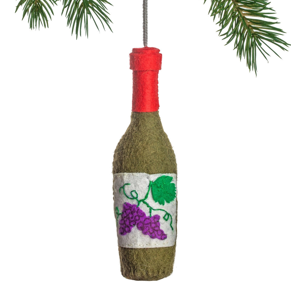 Wine Bottle Ornament