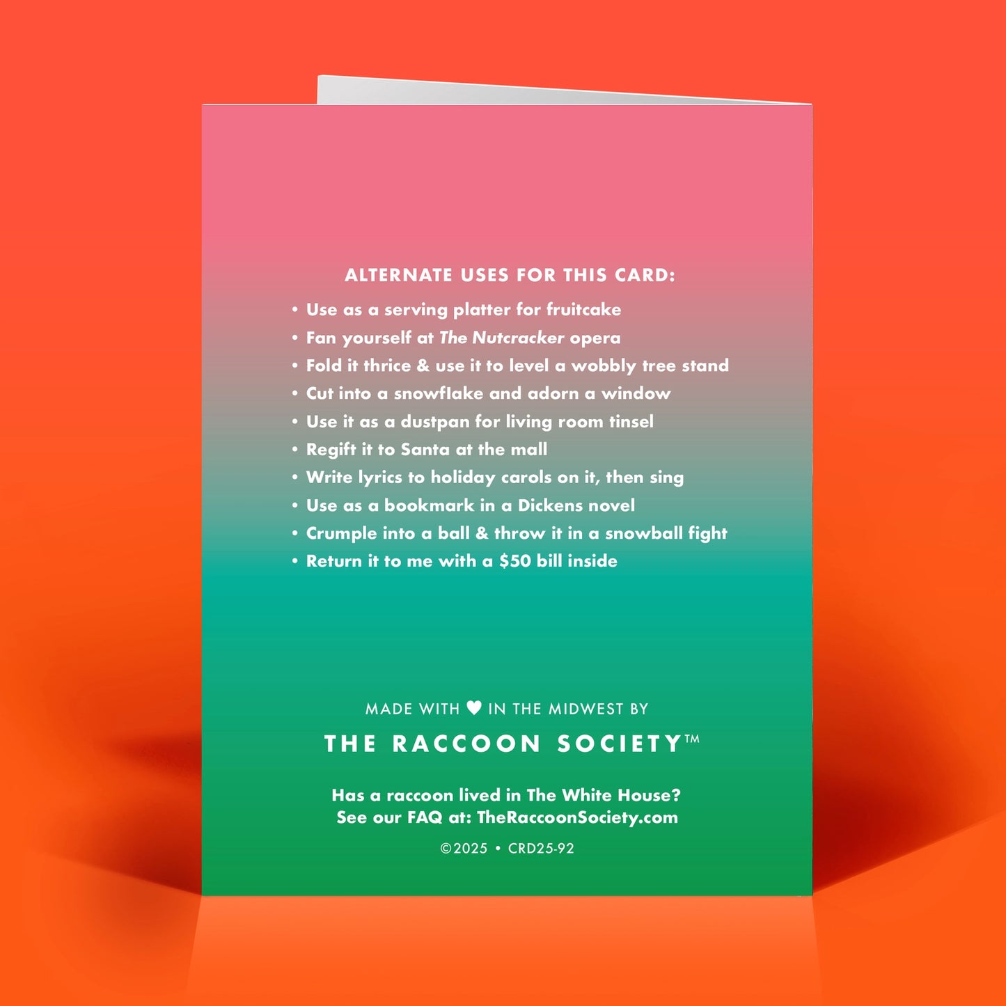 All I Want Christmas Card