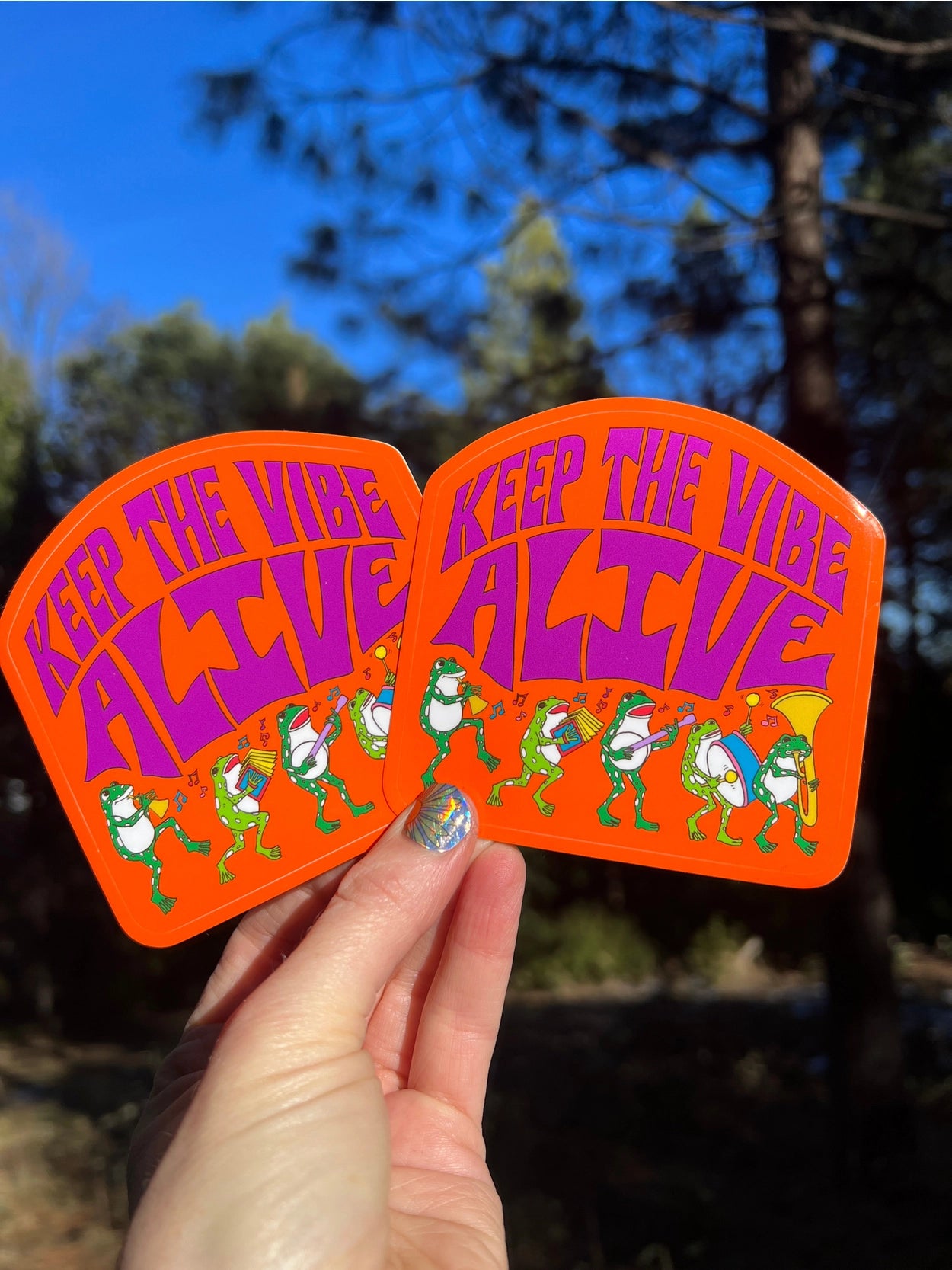 Keep the Vibe Alive Sticker