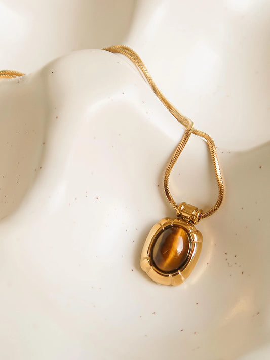 Dax Natural Stone Necklace