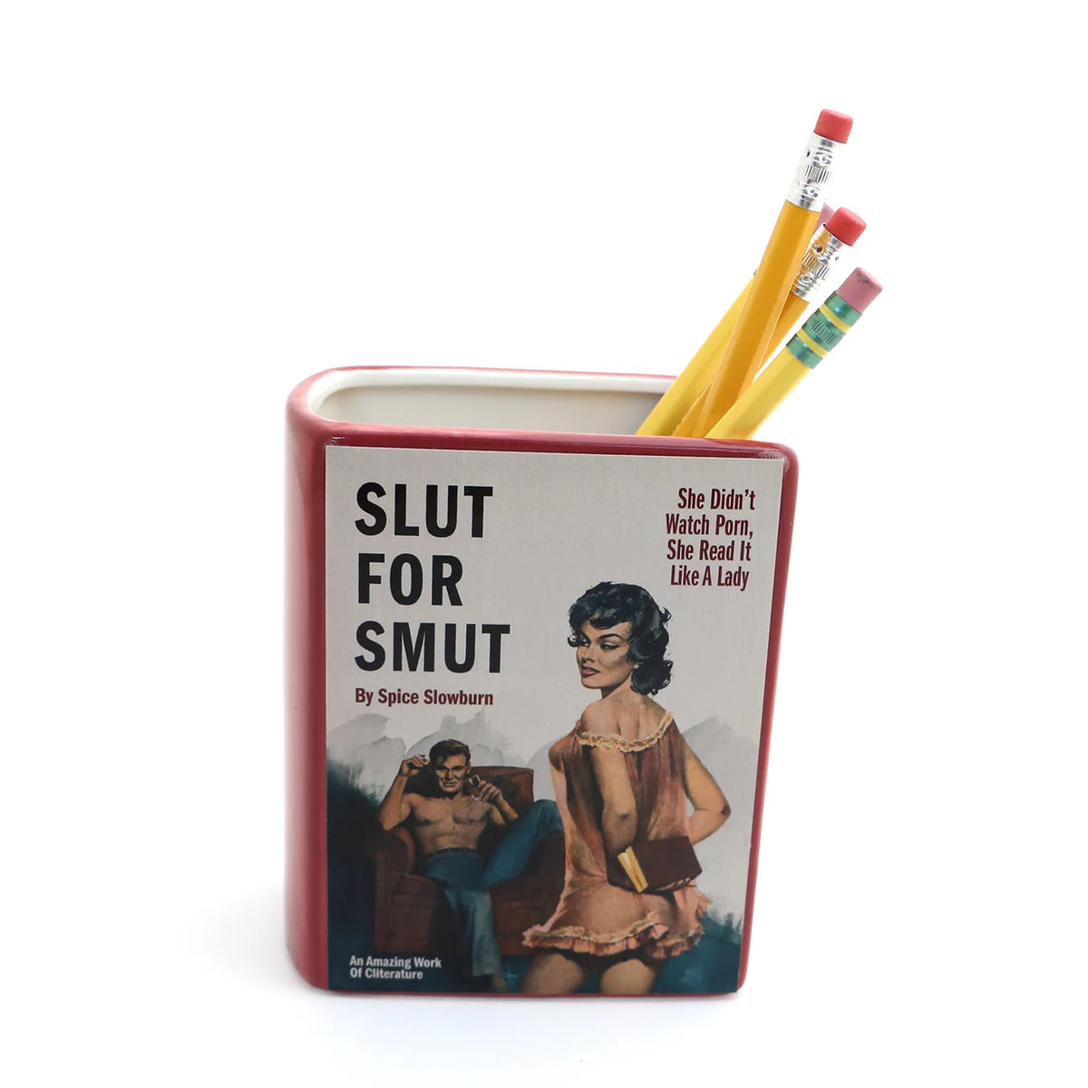 Slut for Smut Book Vase
