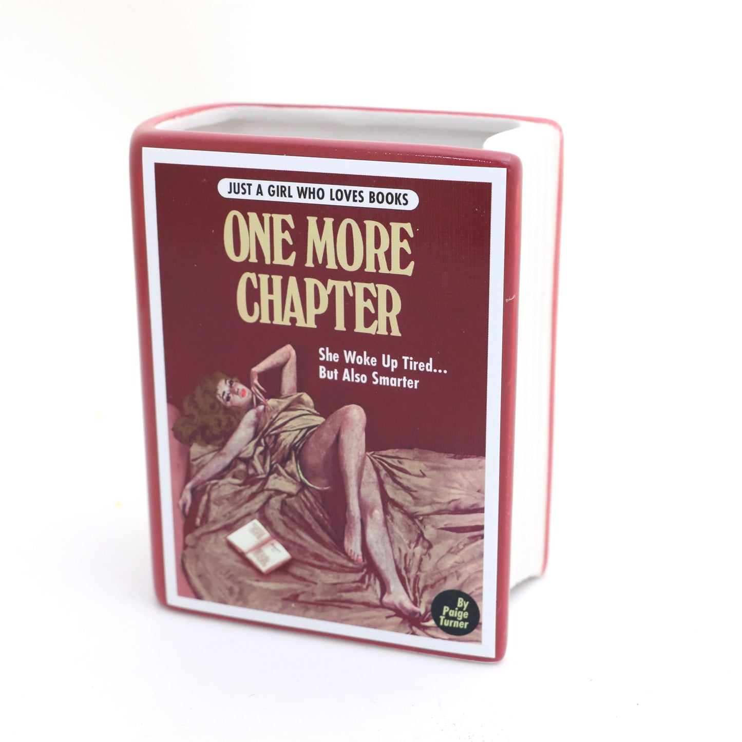 One More Chapter Book Vase