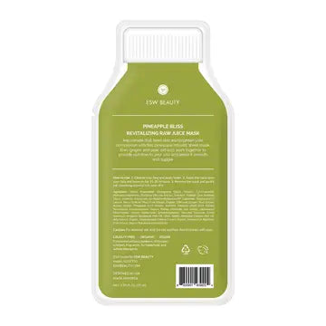 Pineapple Bliss Revitalizing Raw Juice Sheet Mask