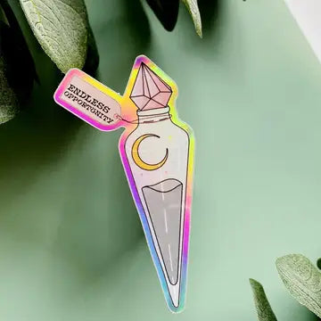 Endless Opportunity Holographic Sticker