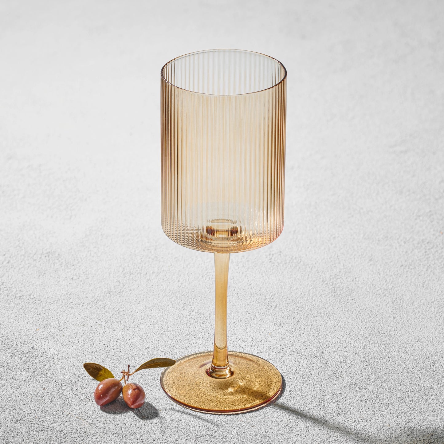Ribbed Wine Glass - 11 oz.
