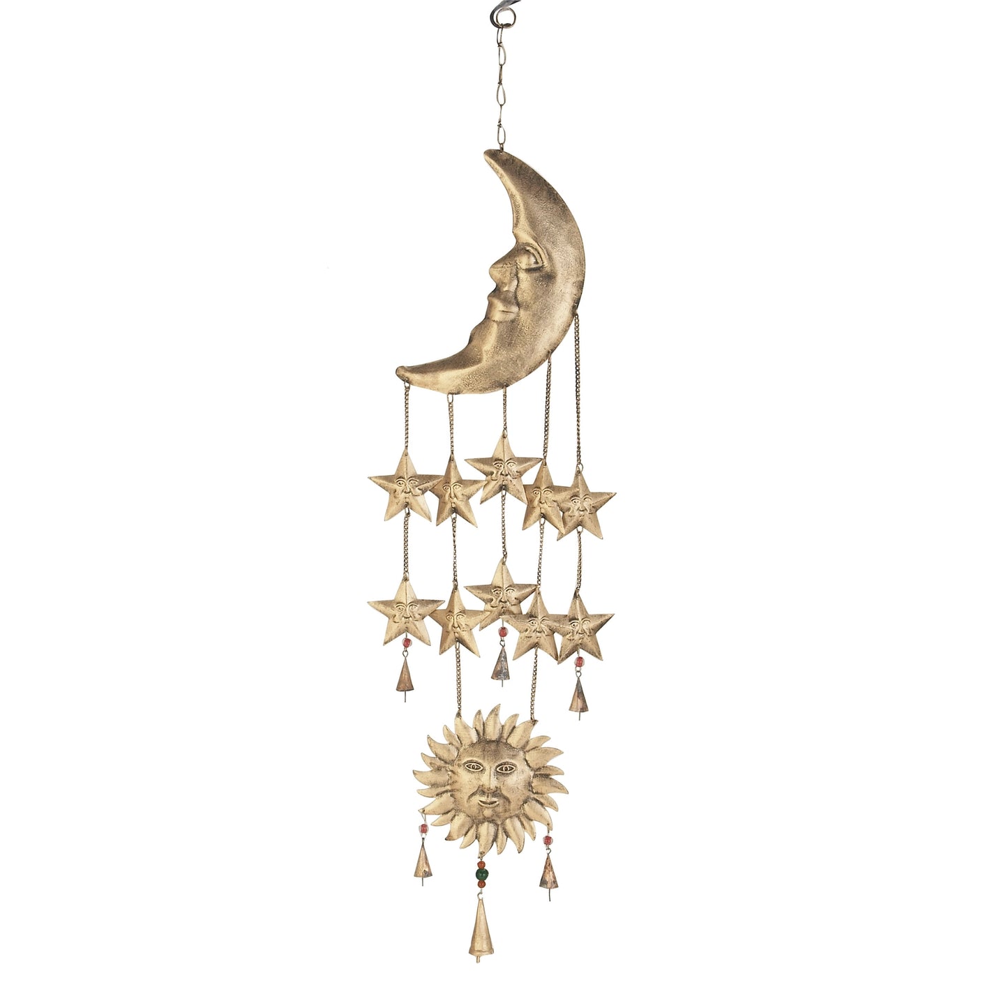 Metal Moon Windchime