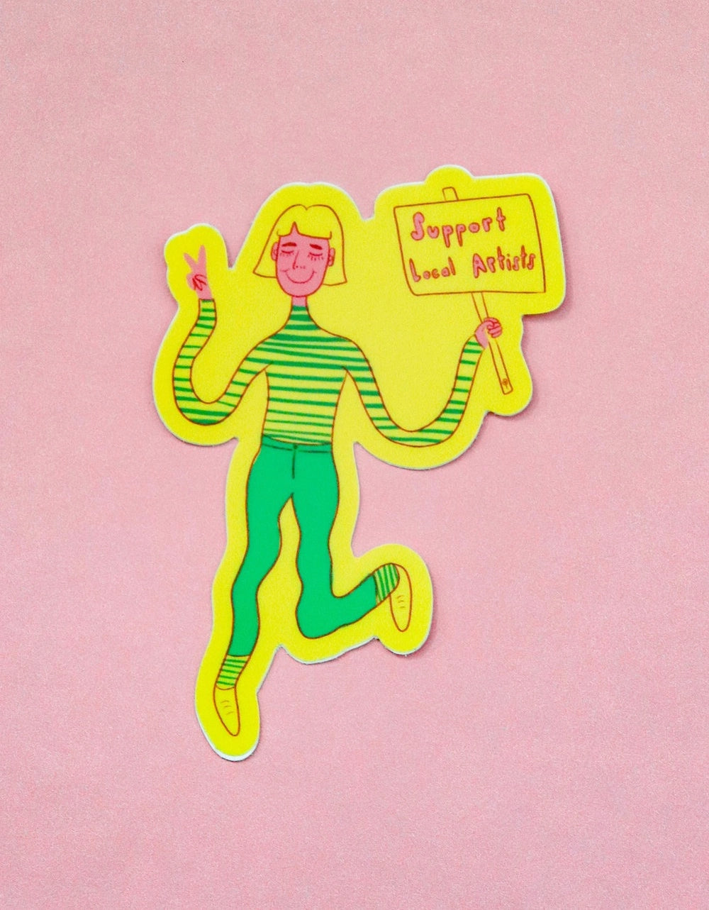 Support Local Artists Sticker
