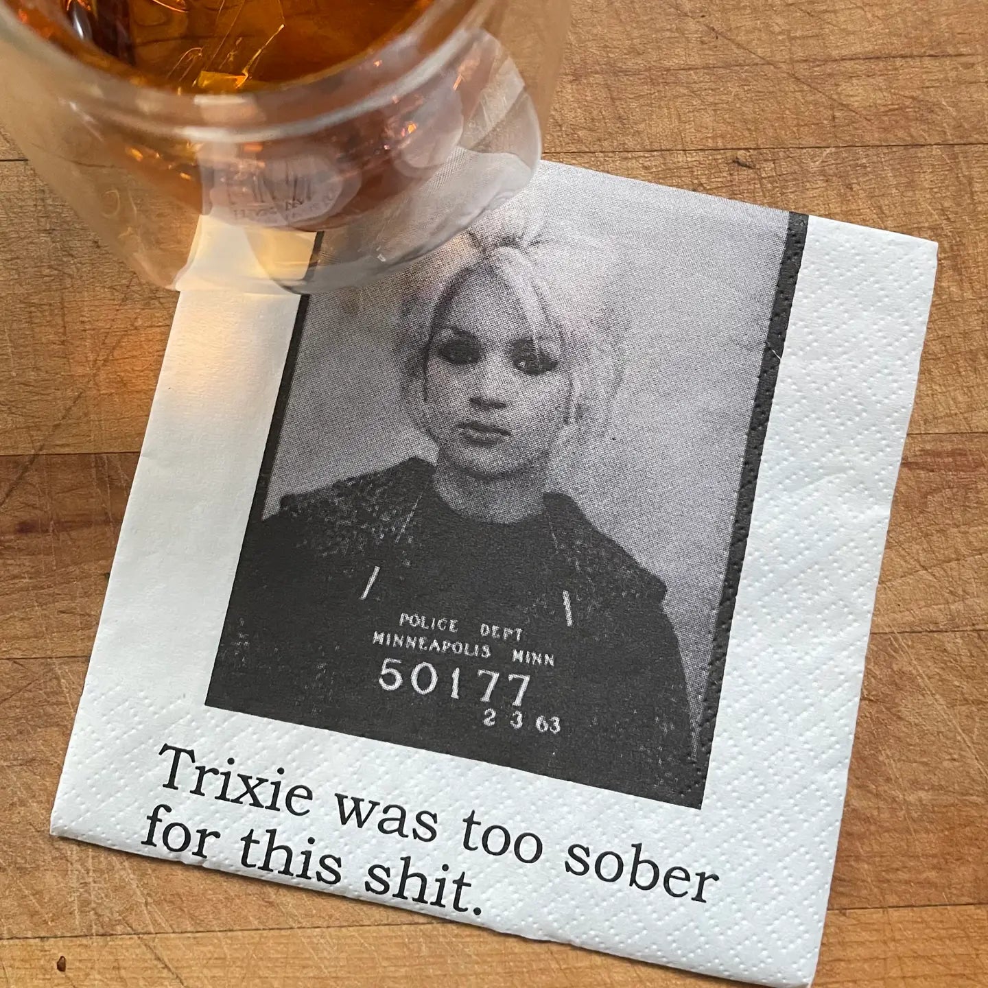 Trixie Was Too Sober For This Cocktail Napkins