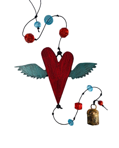 Heart Wind Chime Bell Ornament