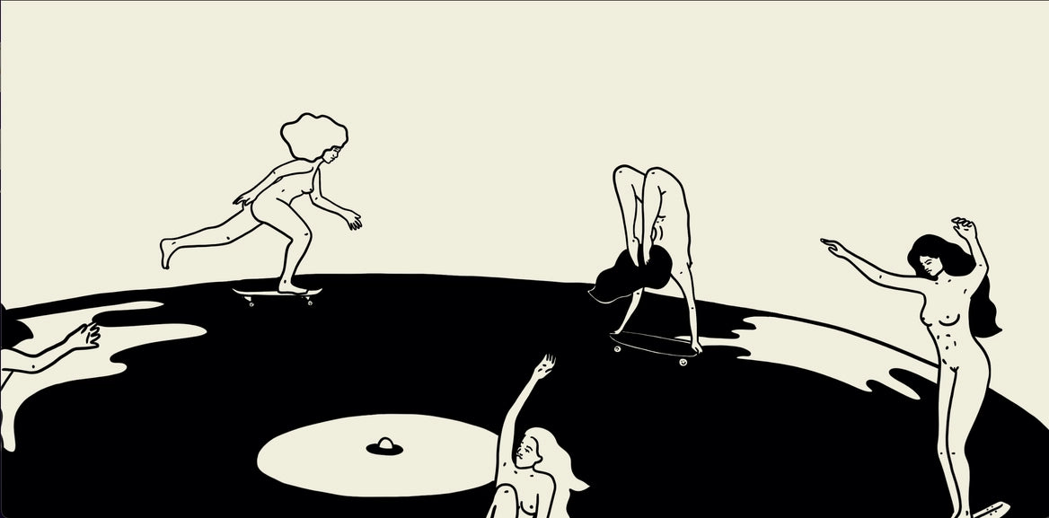 Skate Session on Vinyl Print