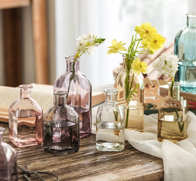 Pink Rounded Bud Vases