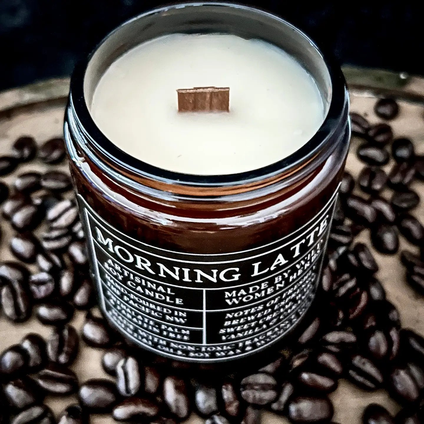 Morning Latte Candle