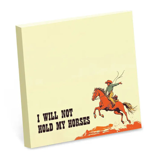 Hold My Horses Sticky Notes
