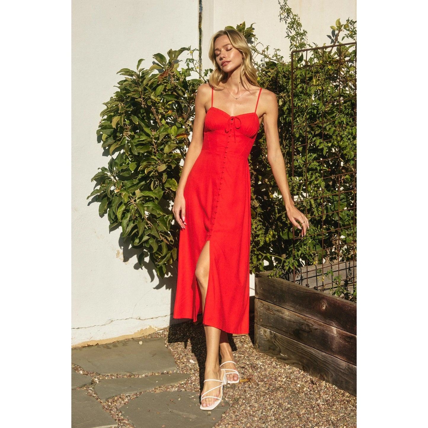 Heaven Sent Sweetheart Corset Midi Dress