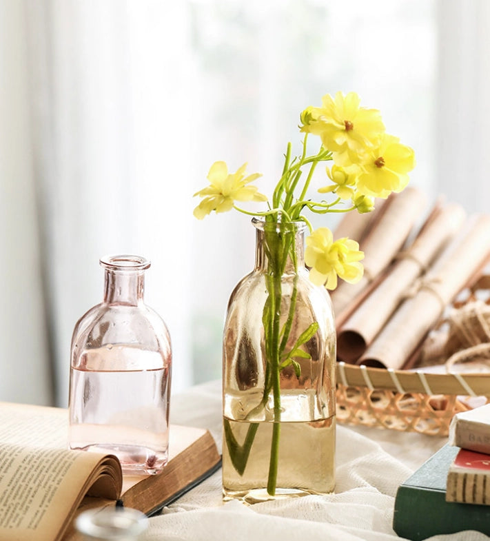 Pink Rounded Bud Vases