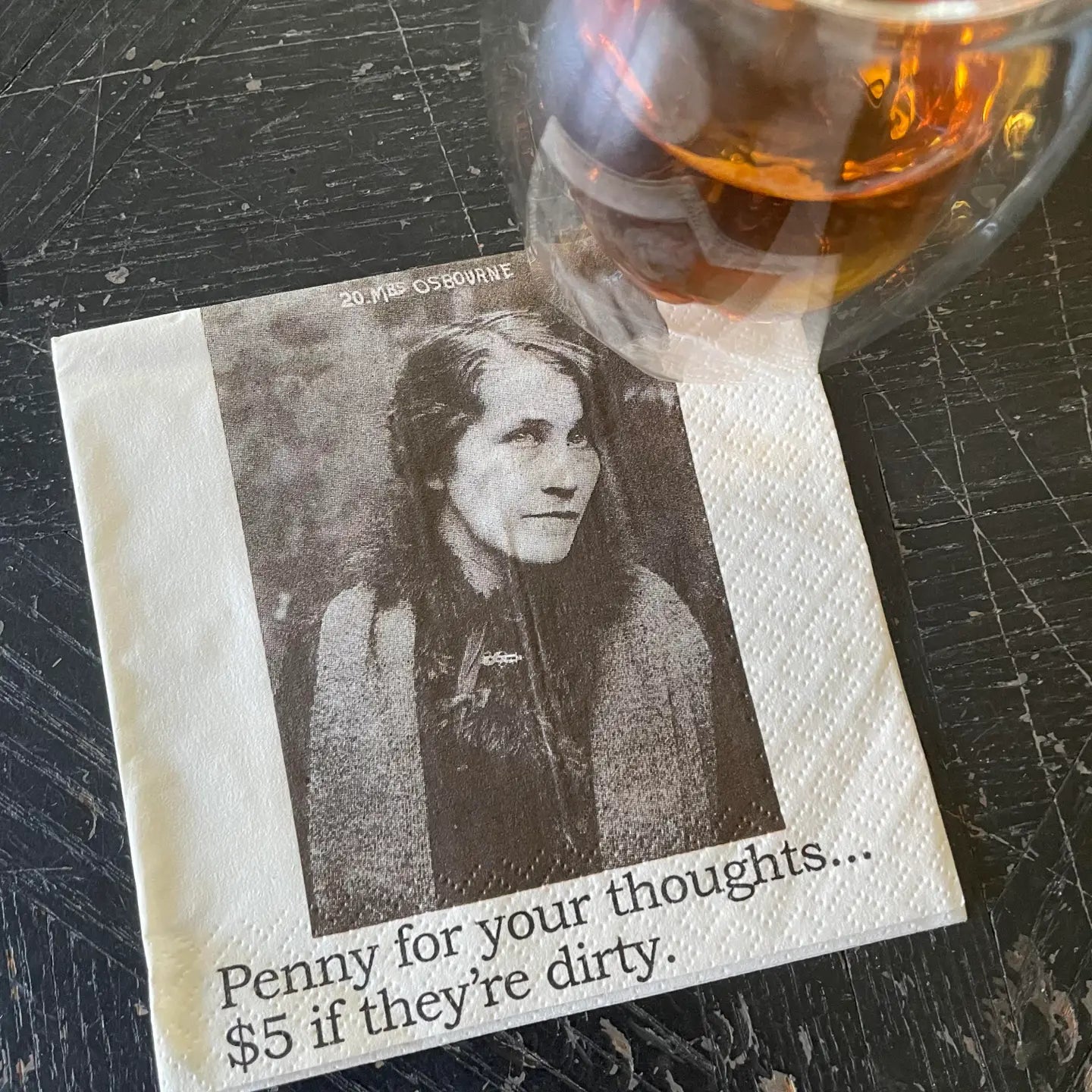 Penny For Your Thoughts Cocktail Napkins