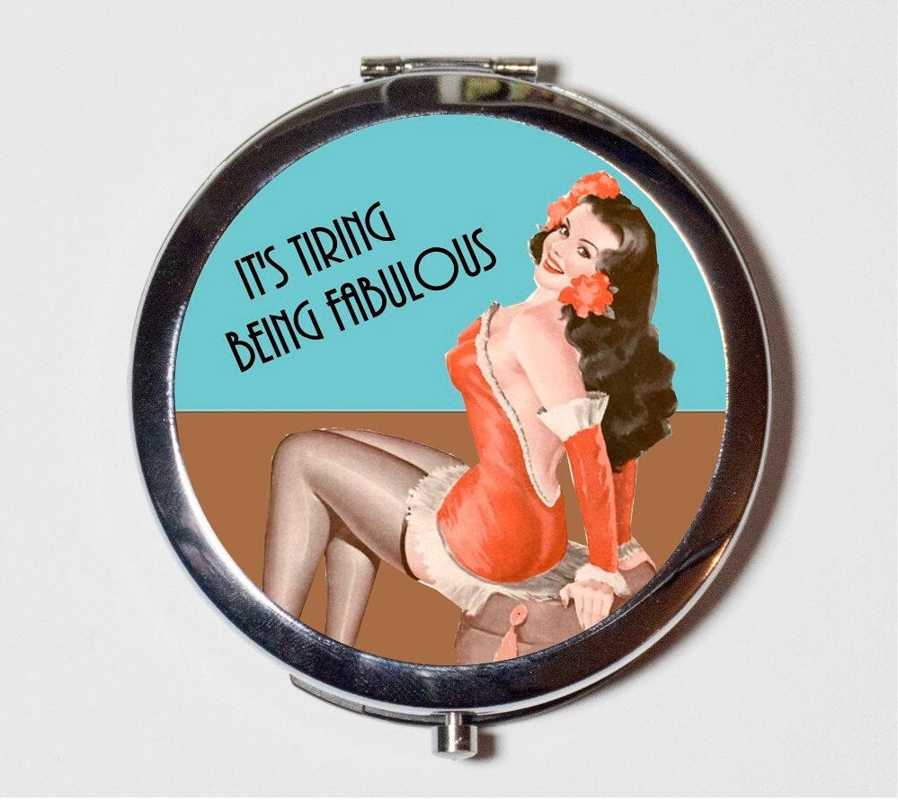 Vintage Mirror Compact