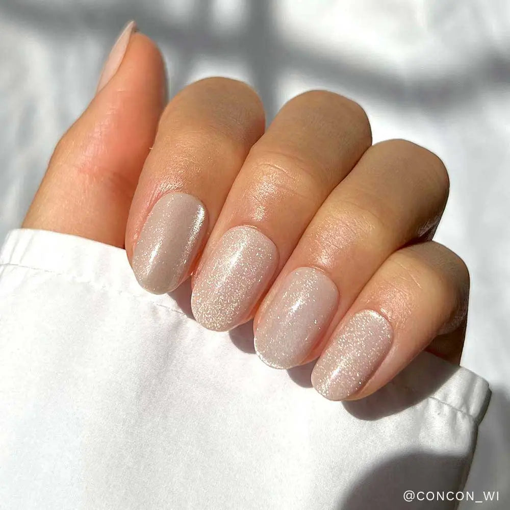 Iridescent Press-On Nails