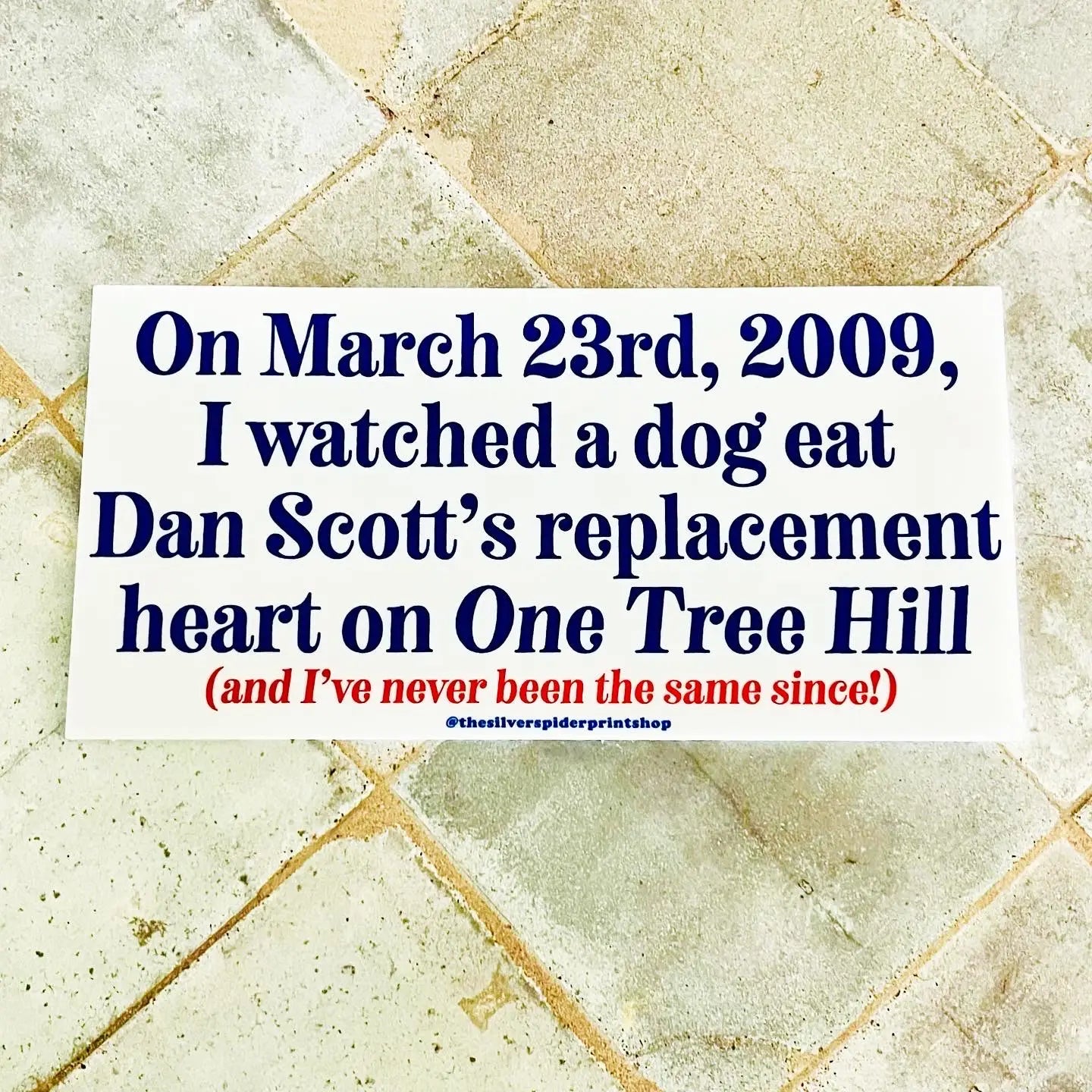 Dan Scott’s Heart Bumper Sticker