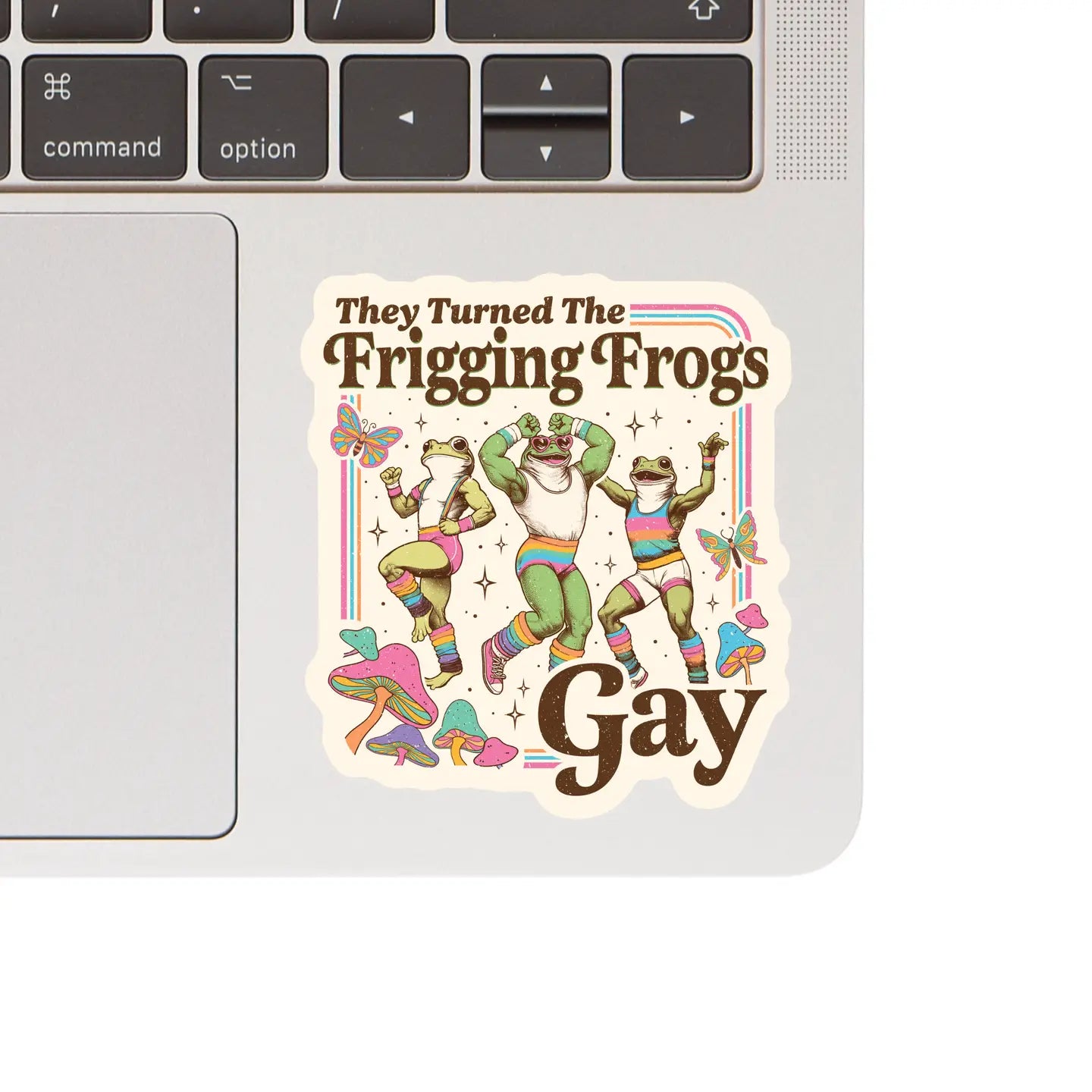 Frigging Frogs Sticker