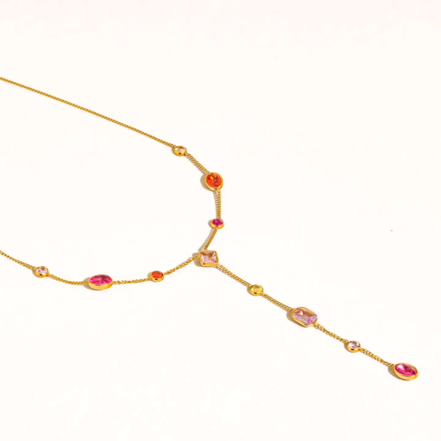 Briennon Beaded Y Necklace