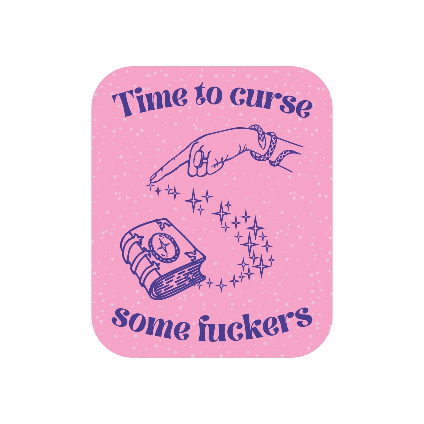 Time to Curse Sticker