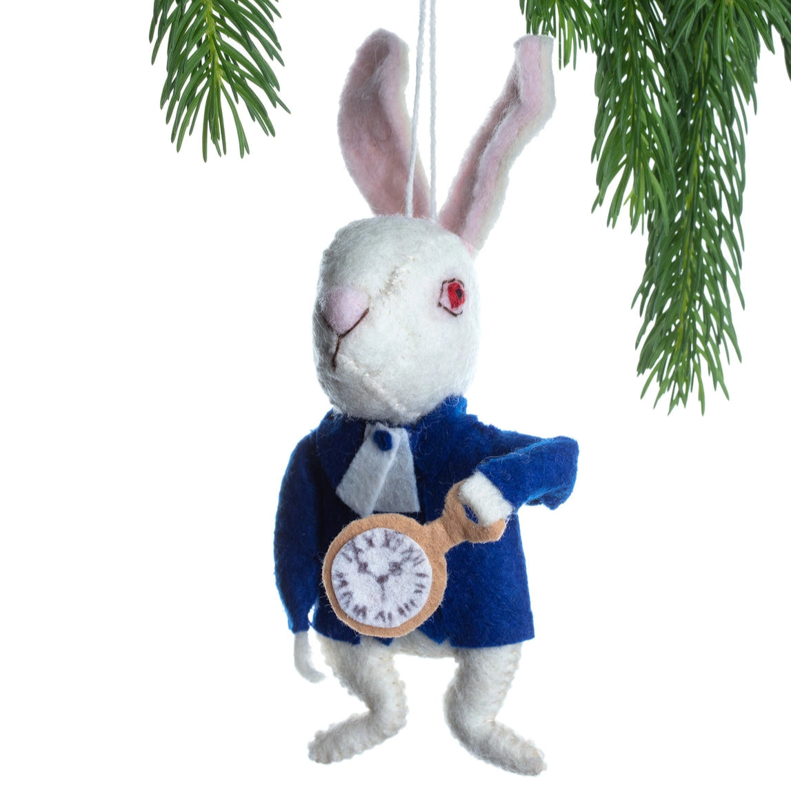 White Rabbit Ornament