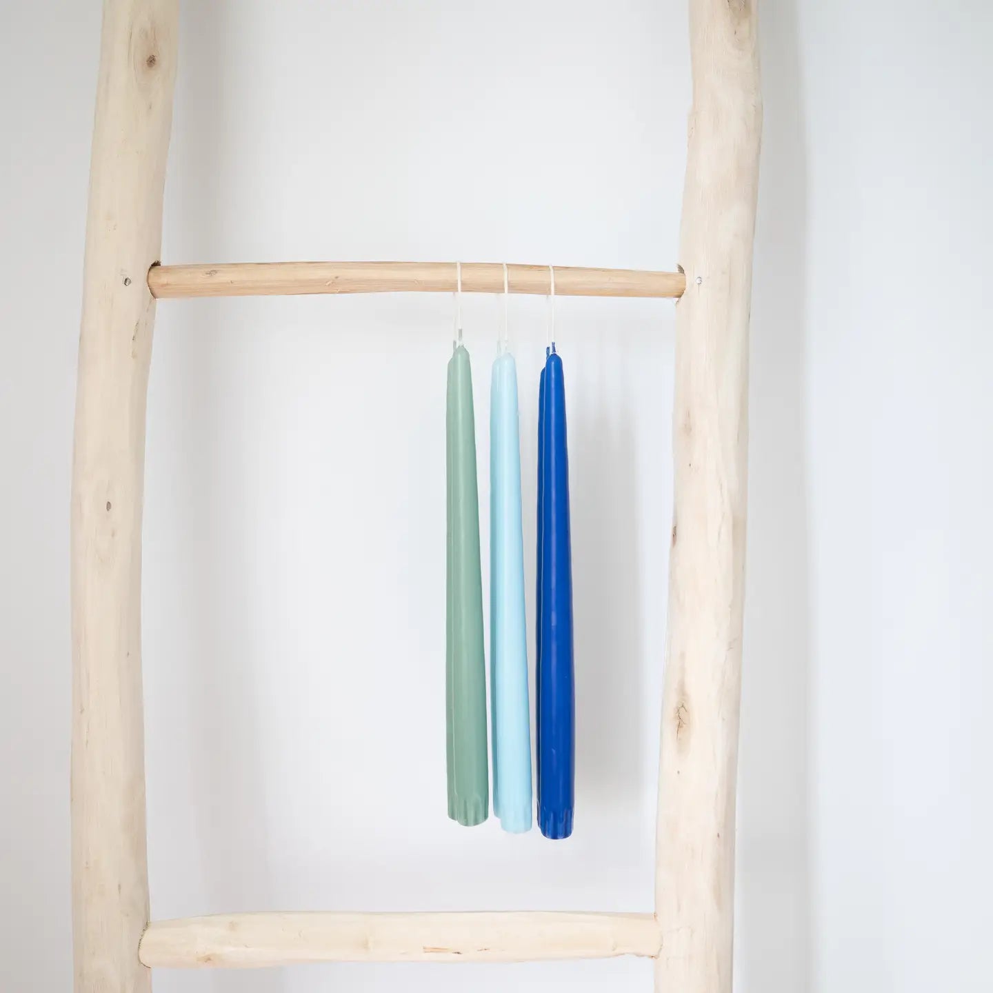 Light Blue Taper Candles