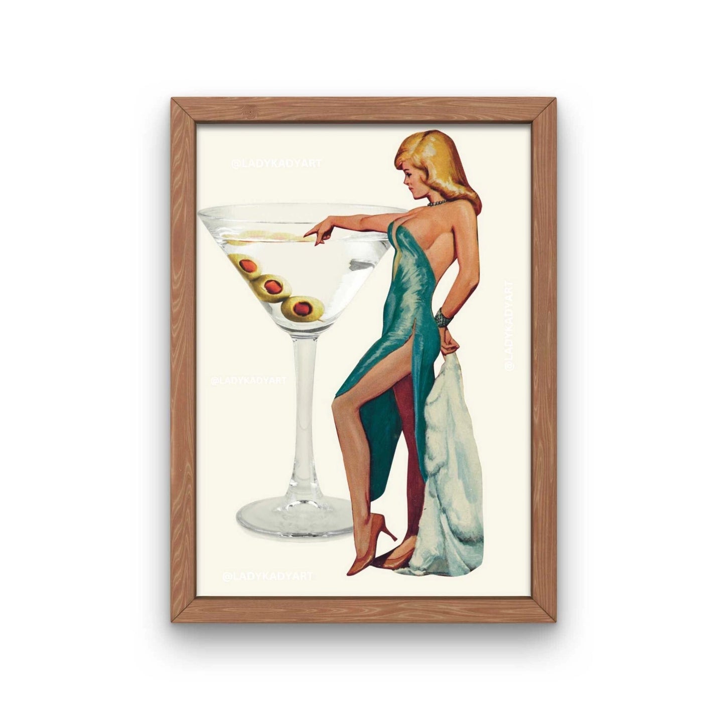 Dirty Martini Print
