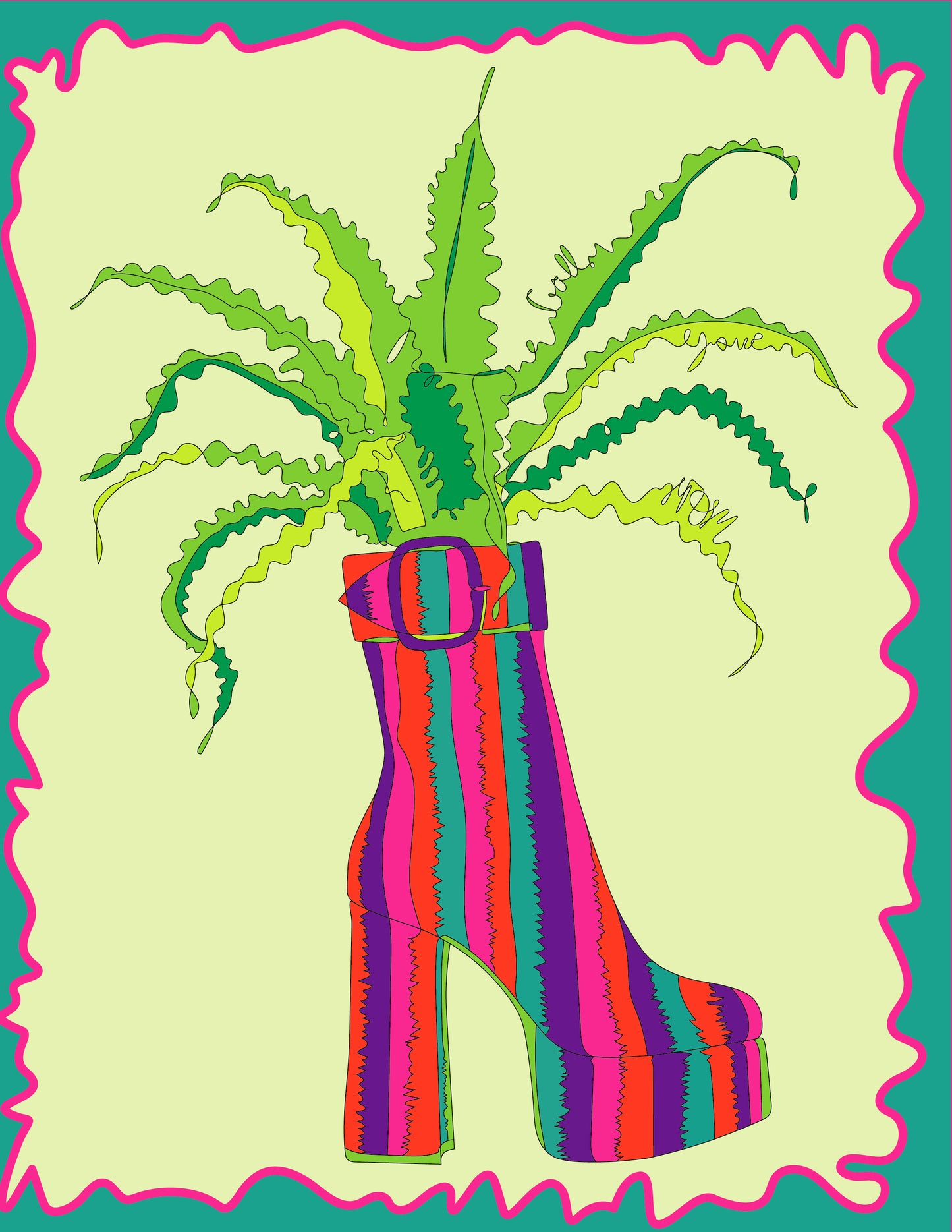 Plants & Platforms Postcards