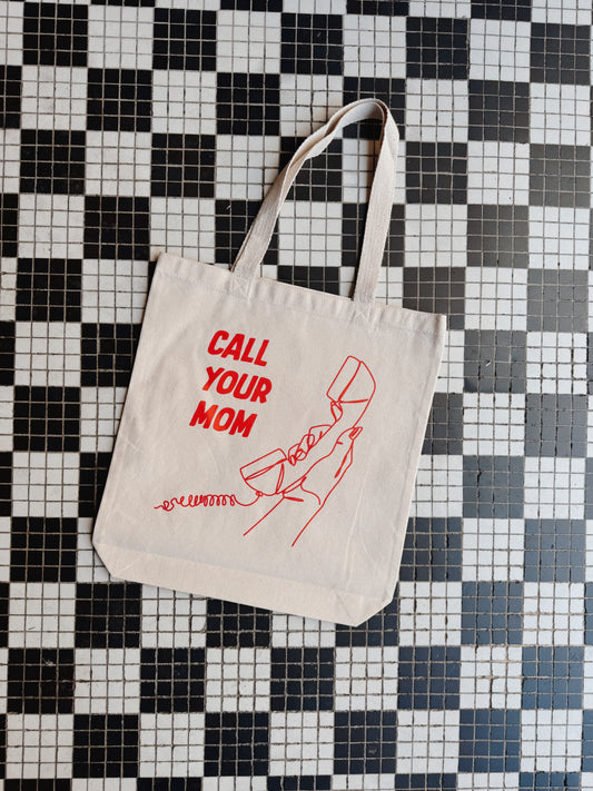 Call Your Mom Phone Tote
