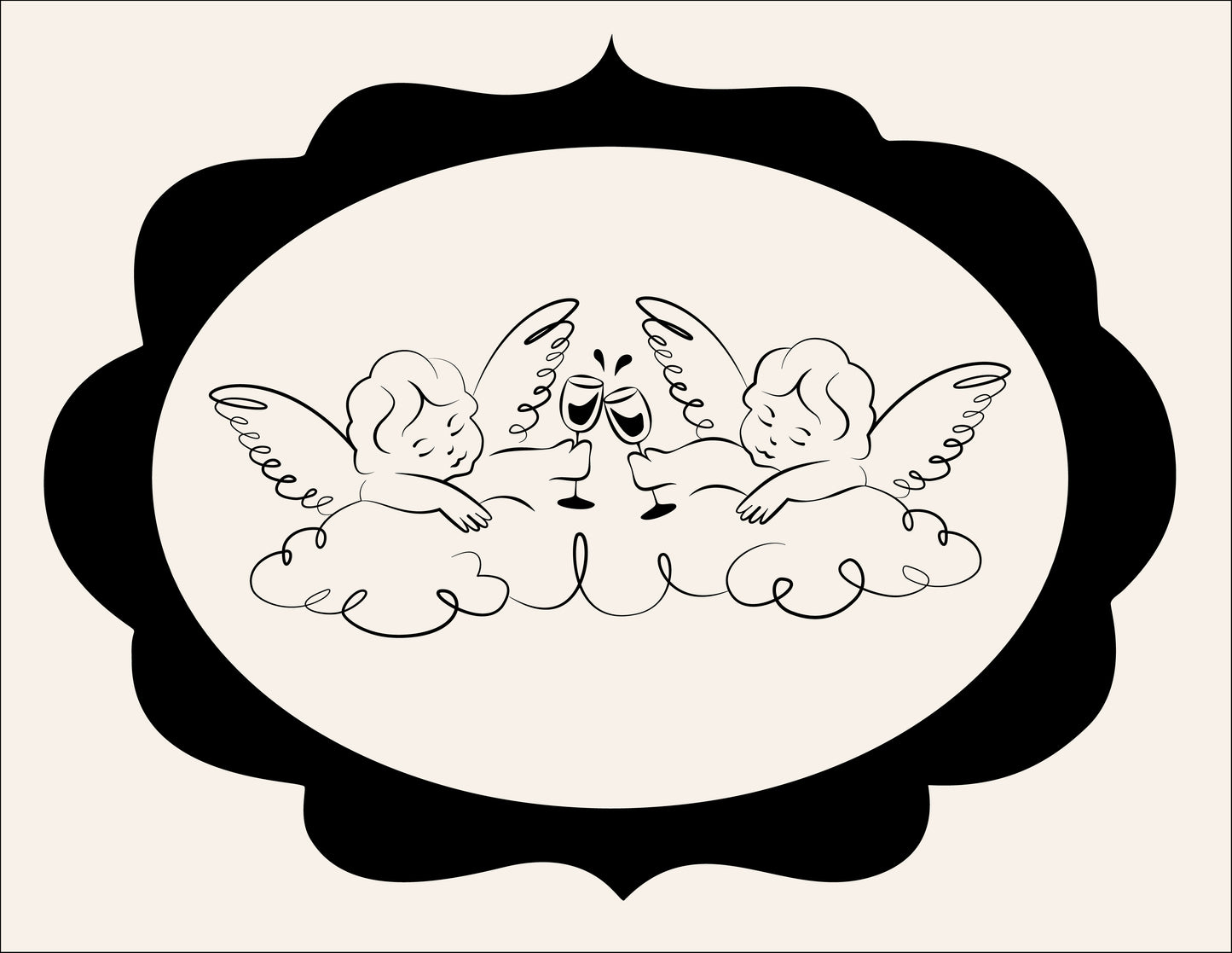 Black & White Frame Doodles