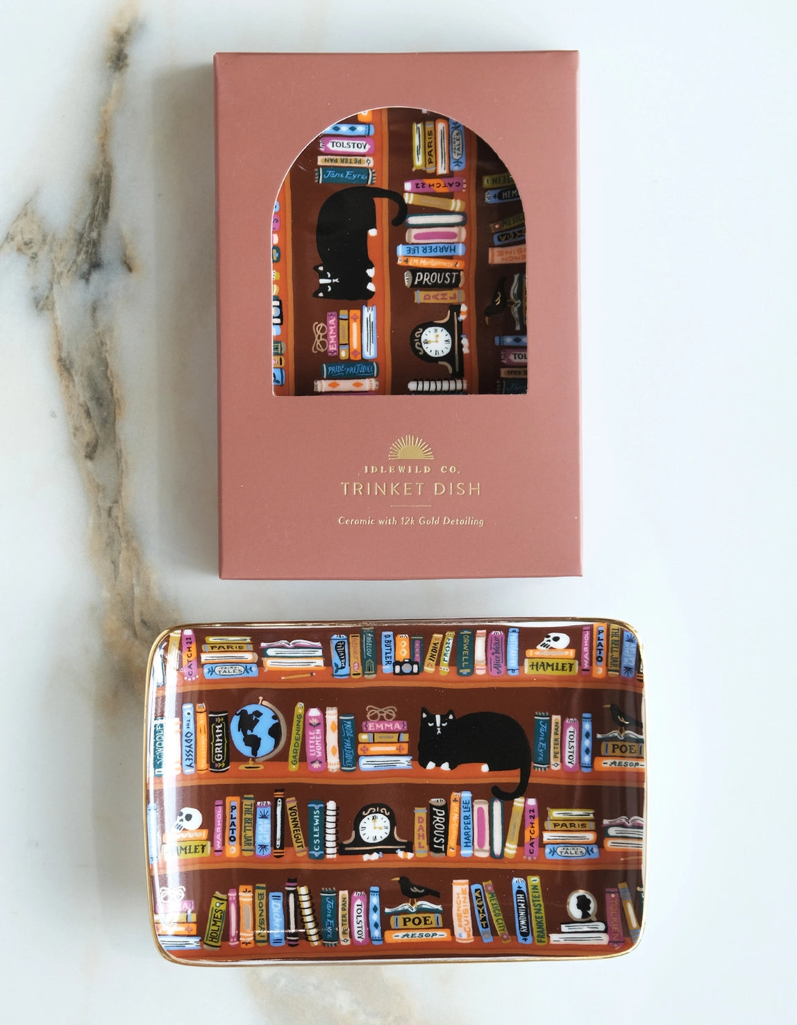 Bookshelf Trinket Dish