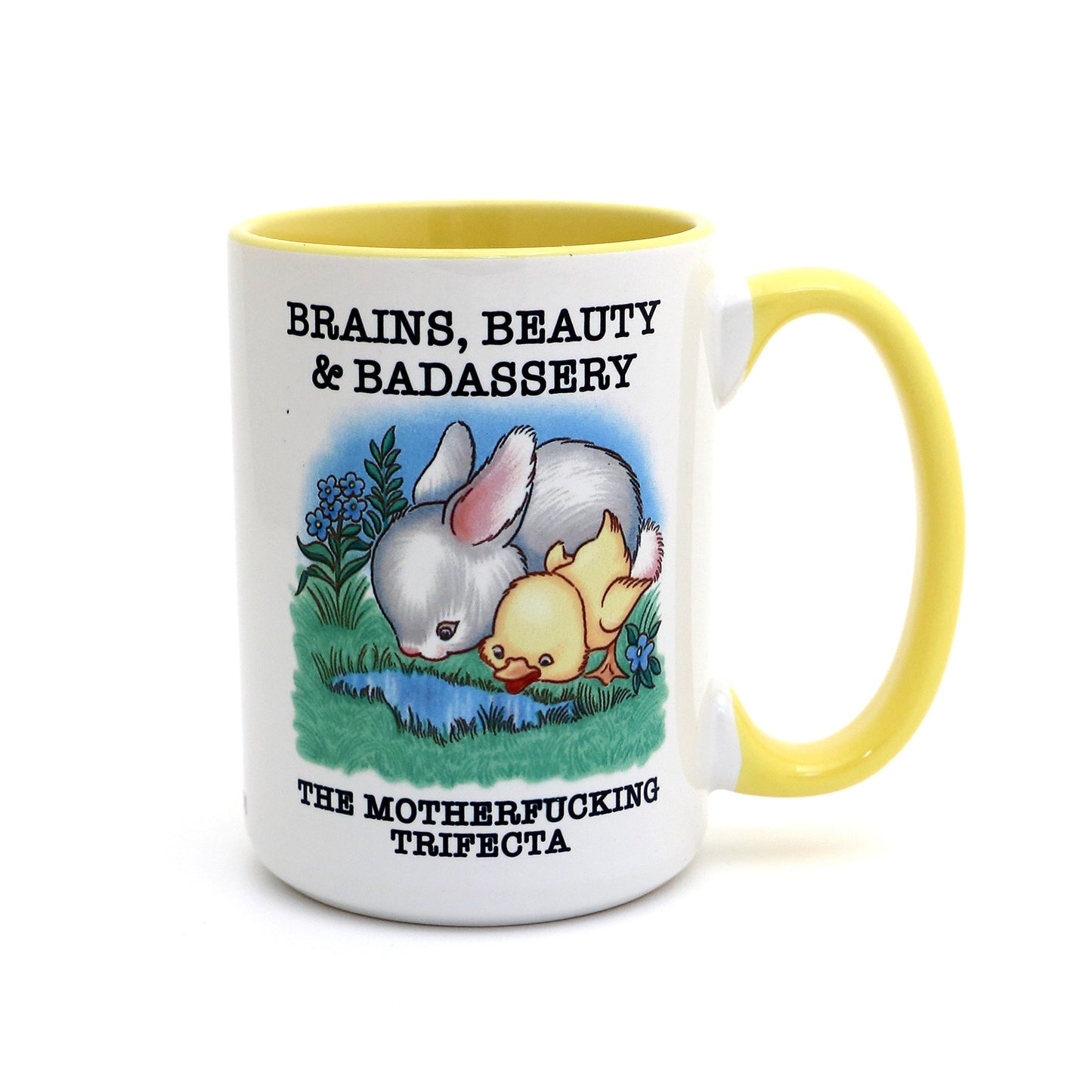 Brains, Beauty, Badassery Mug