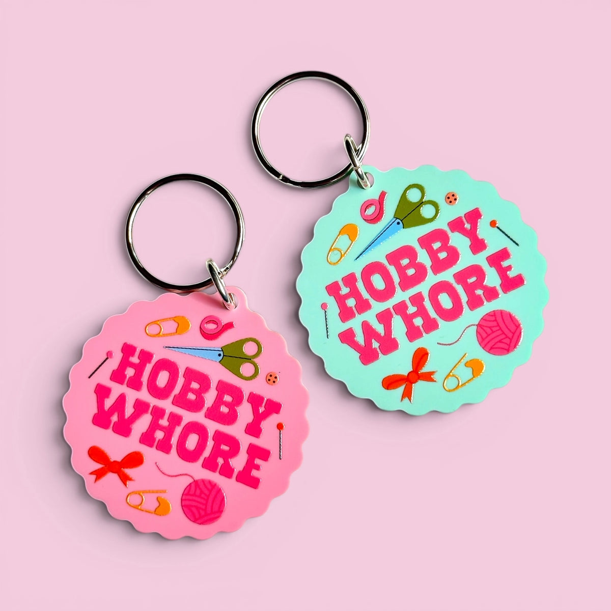 Hobby Whore Keychain